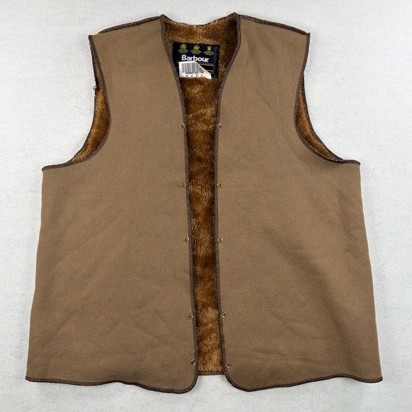 Barbour Other - Barbour A297 Acrylic Lining Vest Liner Mens C42 107CM Brown Made in England